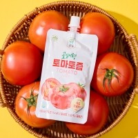 [곰배령농산물] 토마토 100% 갈아만든 곰배령 토마토즙 100ml 30개